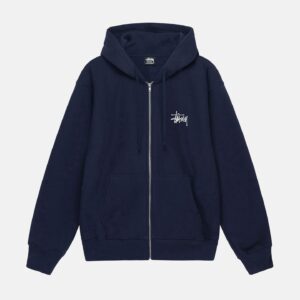 BASIC STÜSSY ZIP HOODIE