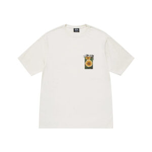 STUSSY FLOWER GRID PIGMENT DYED TEE