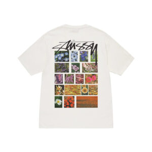 STUSSY FLOWER GRID PIGMENT DYED TEE