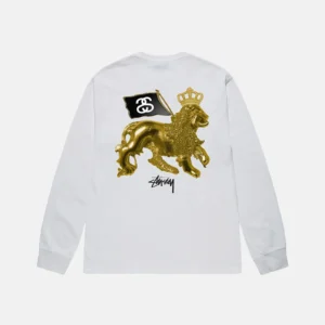 STUSSY GOLD LION LS TEE