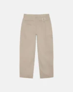 Khaki Stussy Chino Work Pant