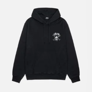 SKULL & BONES HOODIE PIGMENT DYED