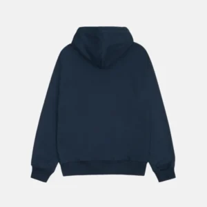 STUSSY REFRACTED ZIP HOODIE NAVY