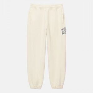 White Stussy Sport Sweatpants